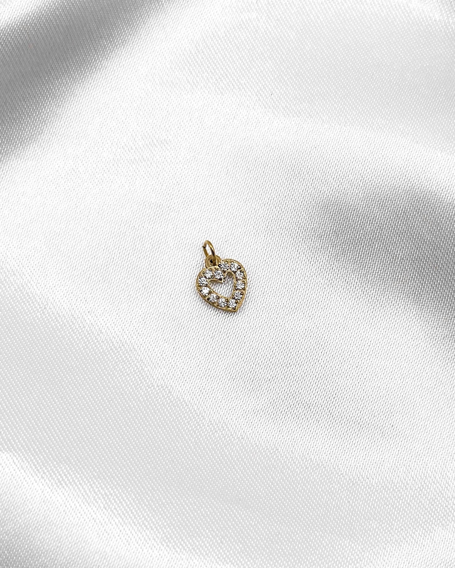 Charm Sparkly Heart
