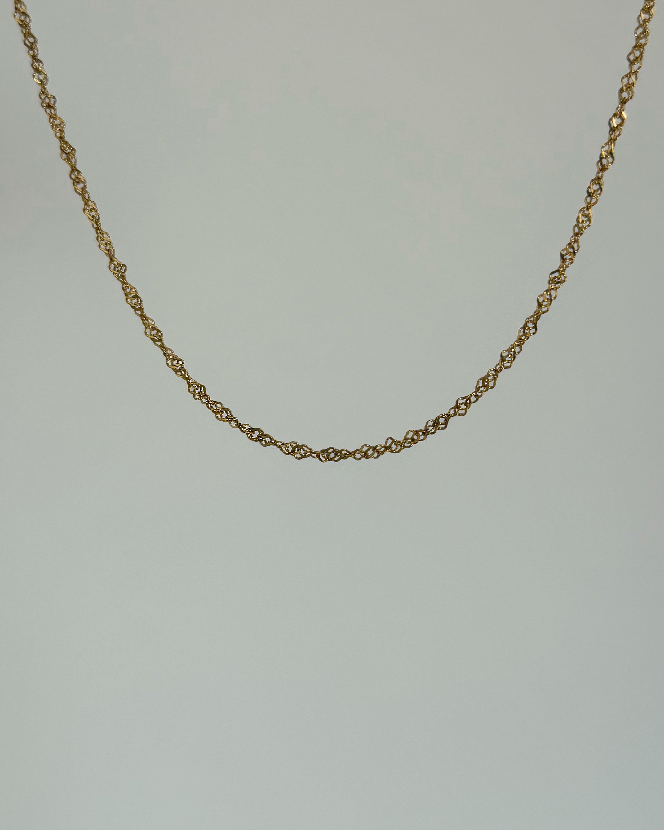 Fußkettchen Twisted Gold