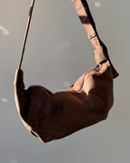 Suede Slouch Bag | Braun