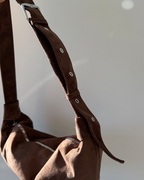 Suede Slouch Bag | Braun