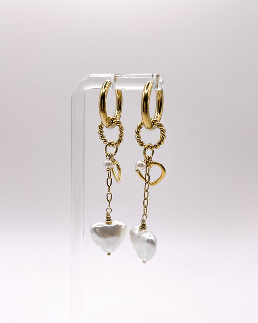 Ohrringe Pearl & Love