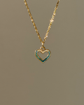 Charm Aqua Heart