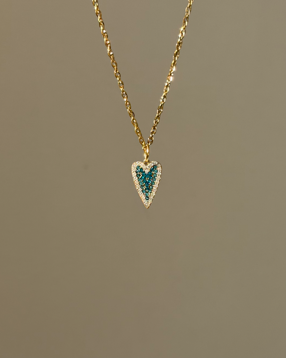Charm Blue Heart