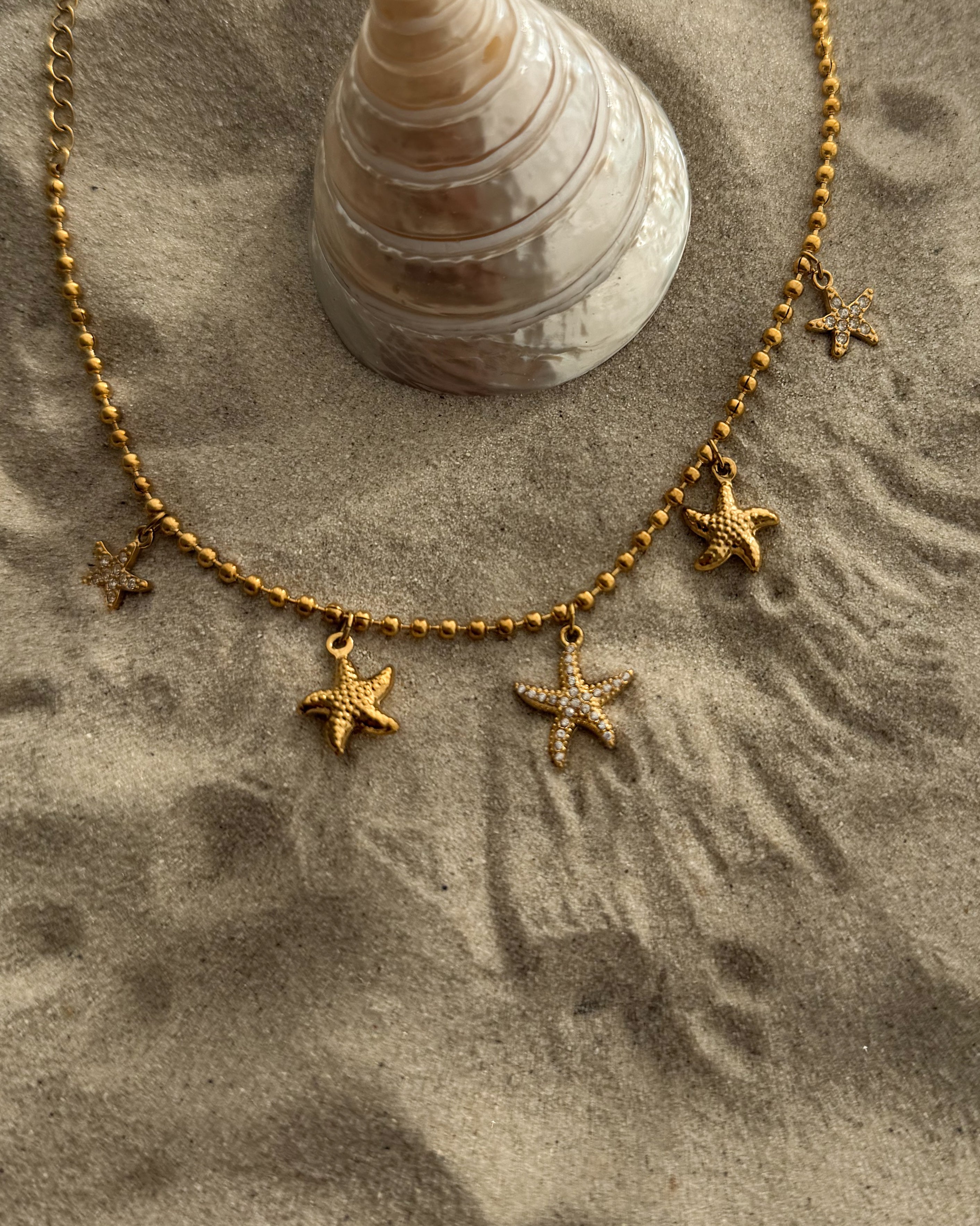 Fußkettchen Starfish Charm