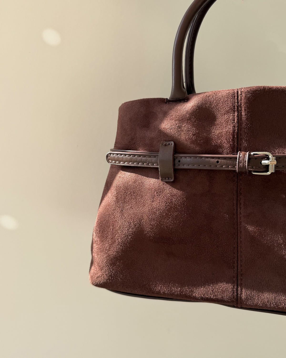 Suede City Bag | Braun