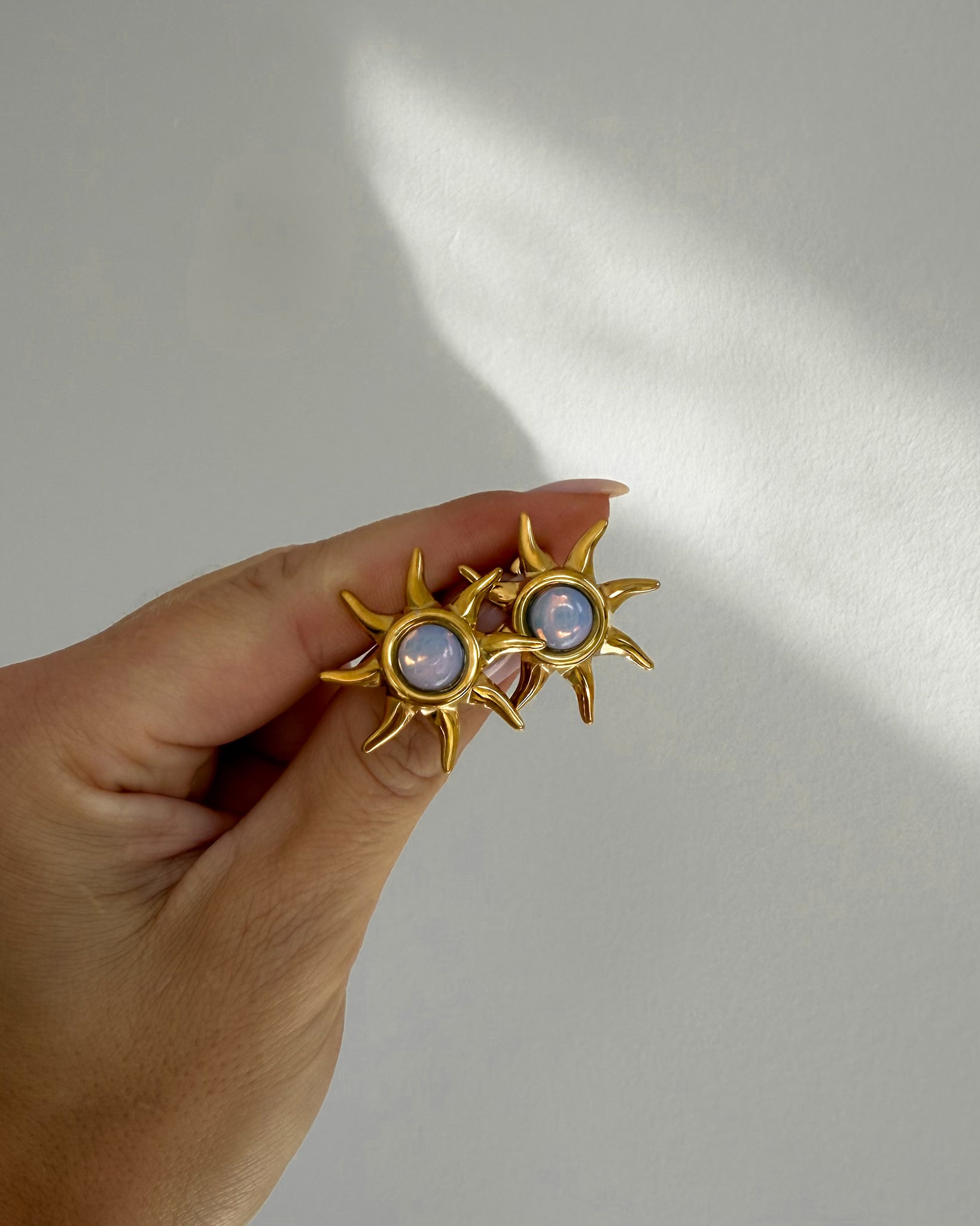 Ohrringe Solar Opal