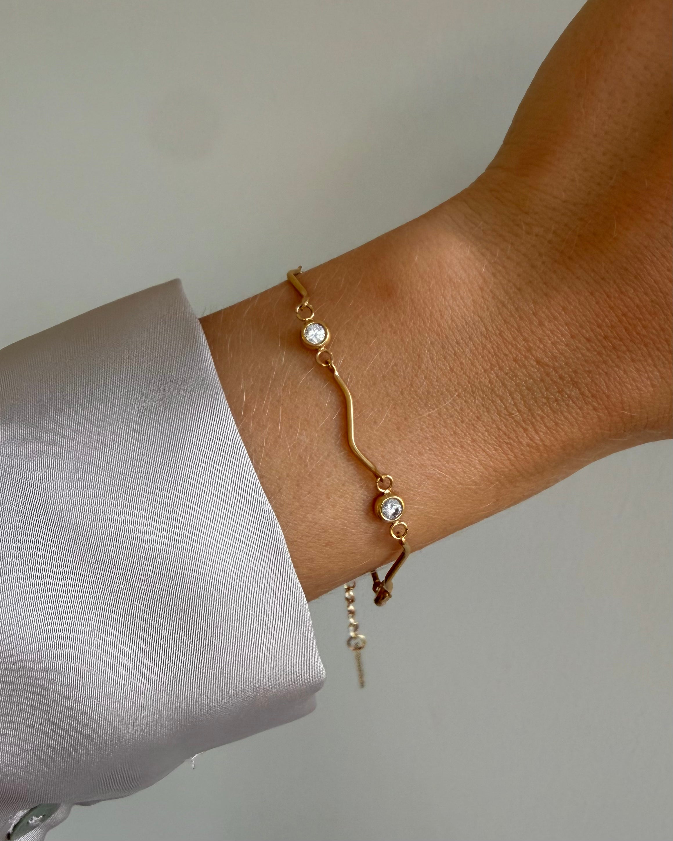 Armband Golden Wave