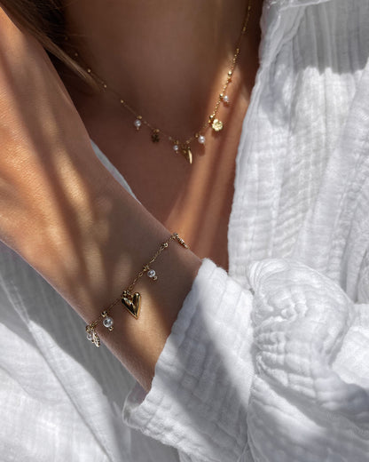 Armband Pure Heart with Charm's