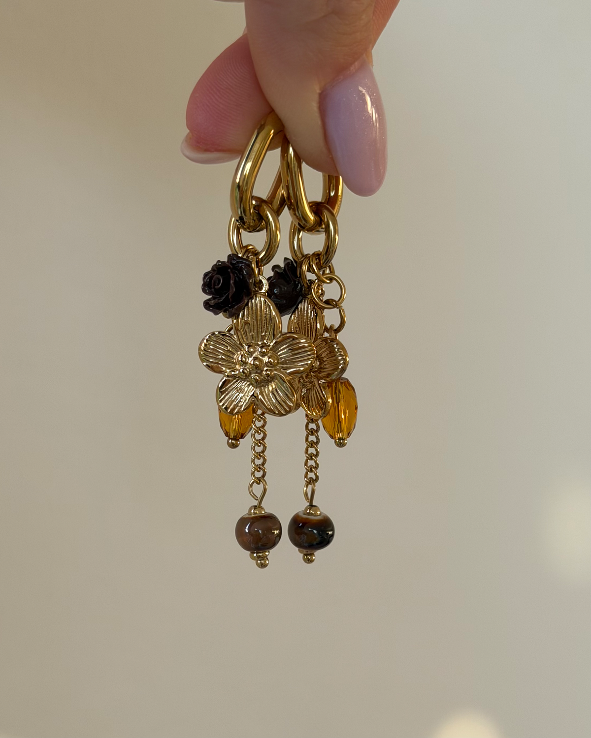 Ohrringe Amber Bloom