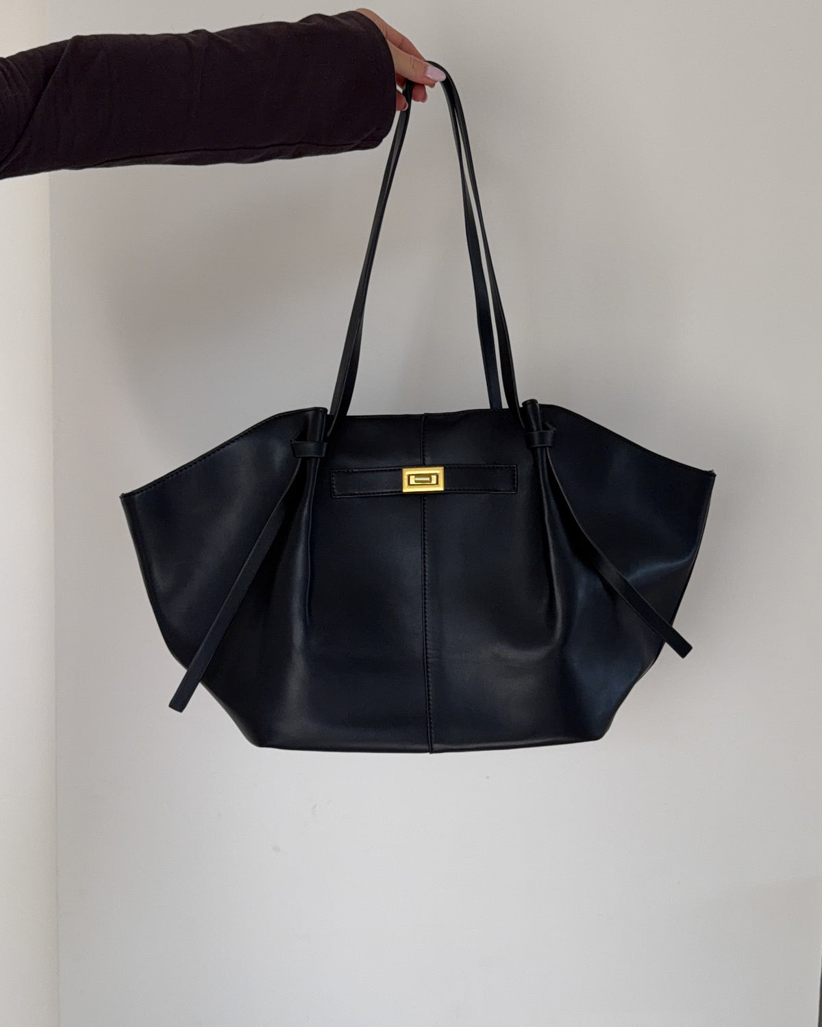 Oversized Tote Bag | Schwarz