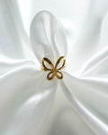 Ring Golden Butterfly