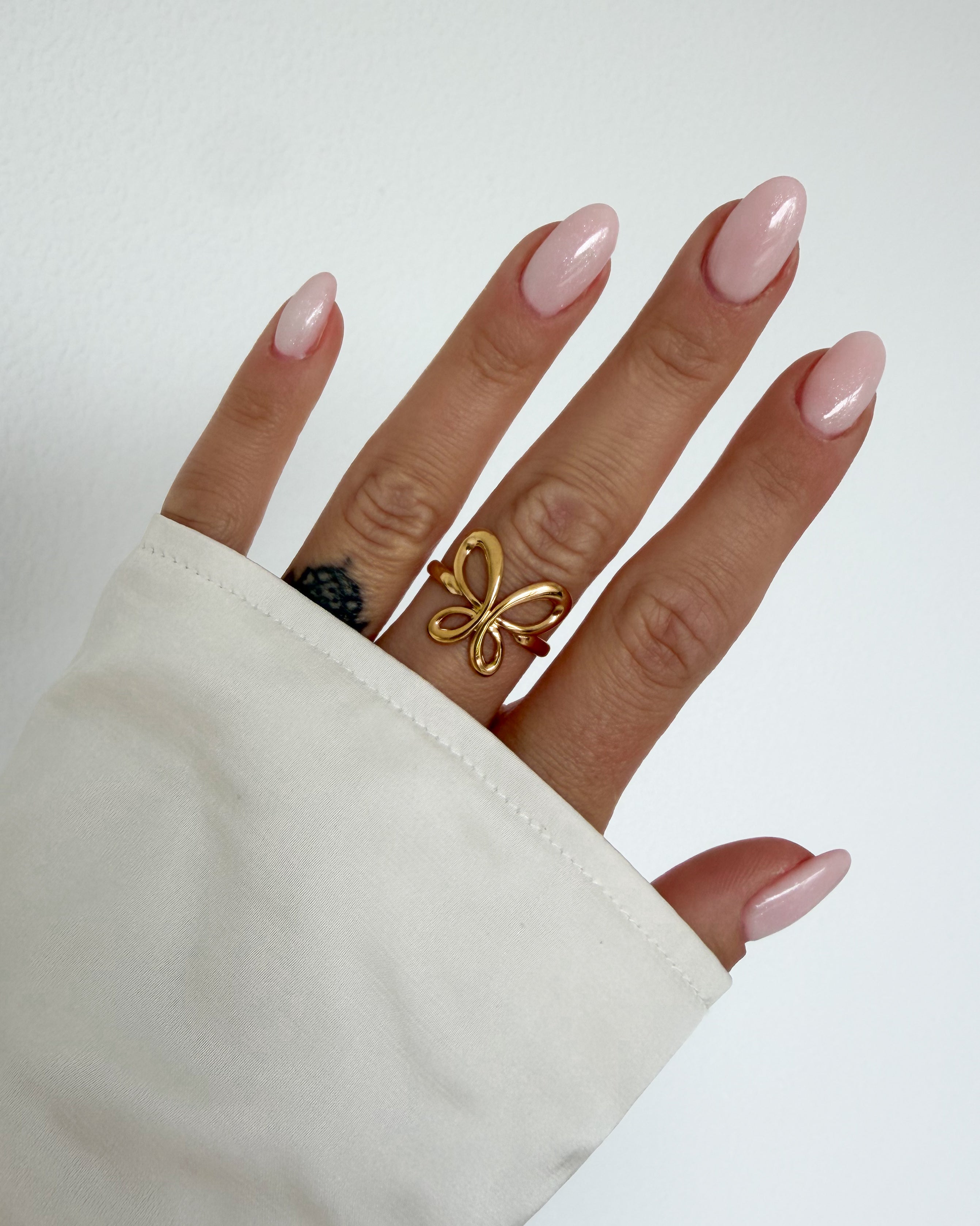Ring Golden Butterfly