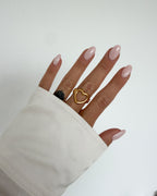 Ring Golden Heart