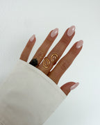 Ring Golden Sculpture