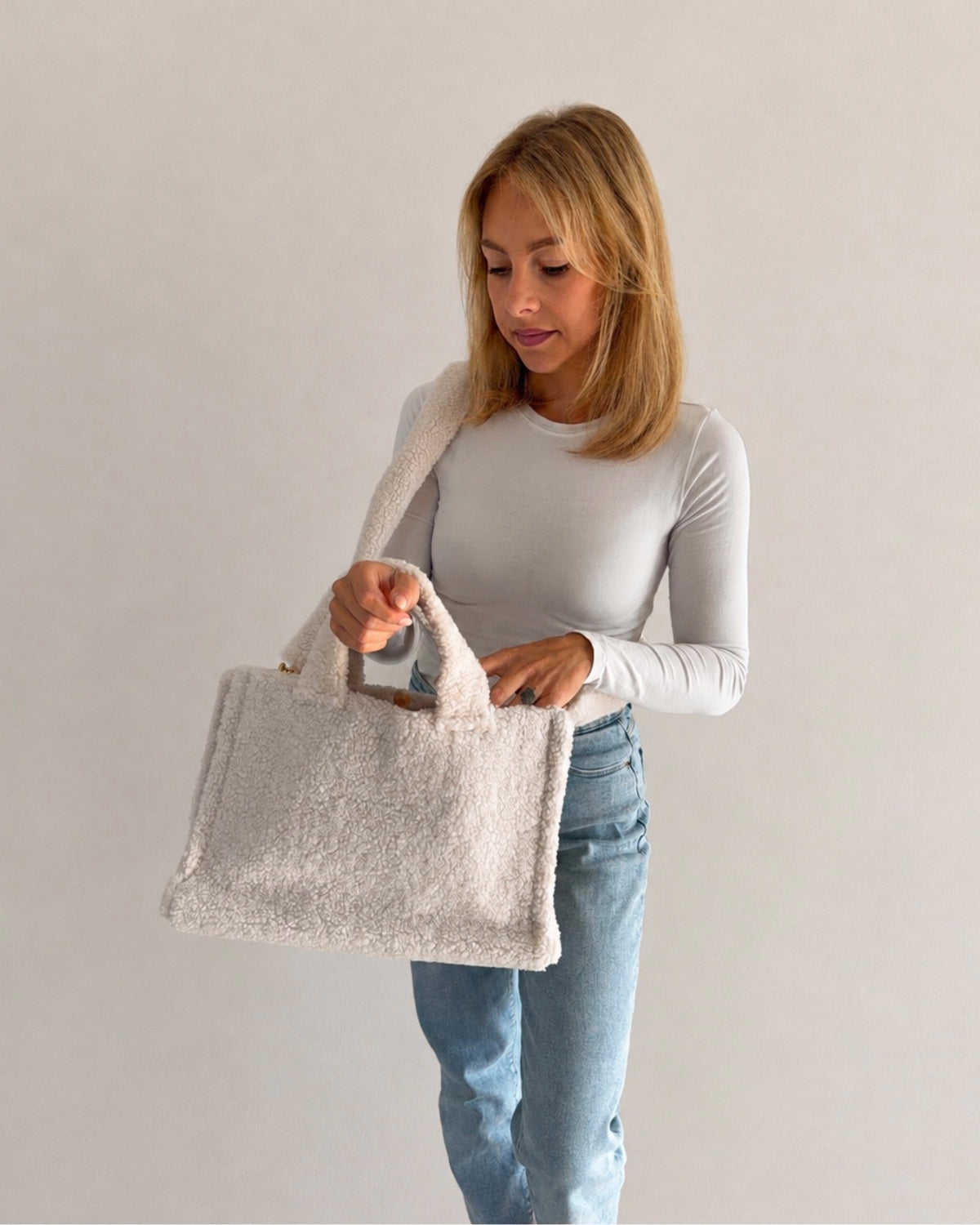 Teddy Bag | Creme