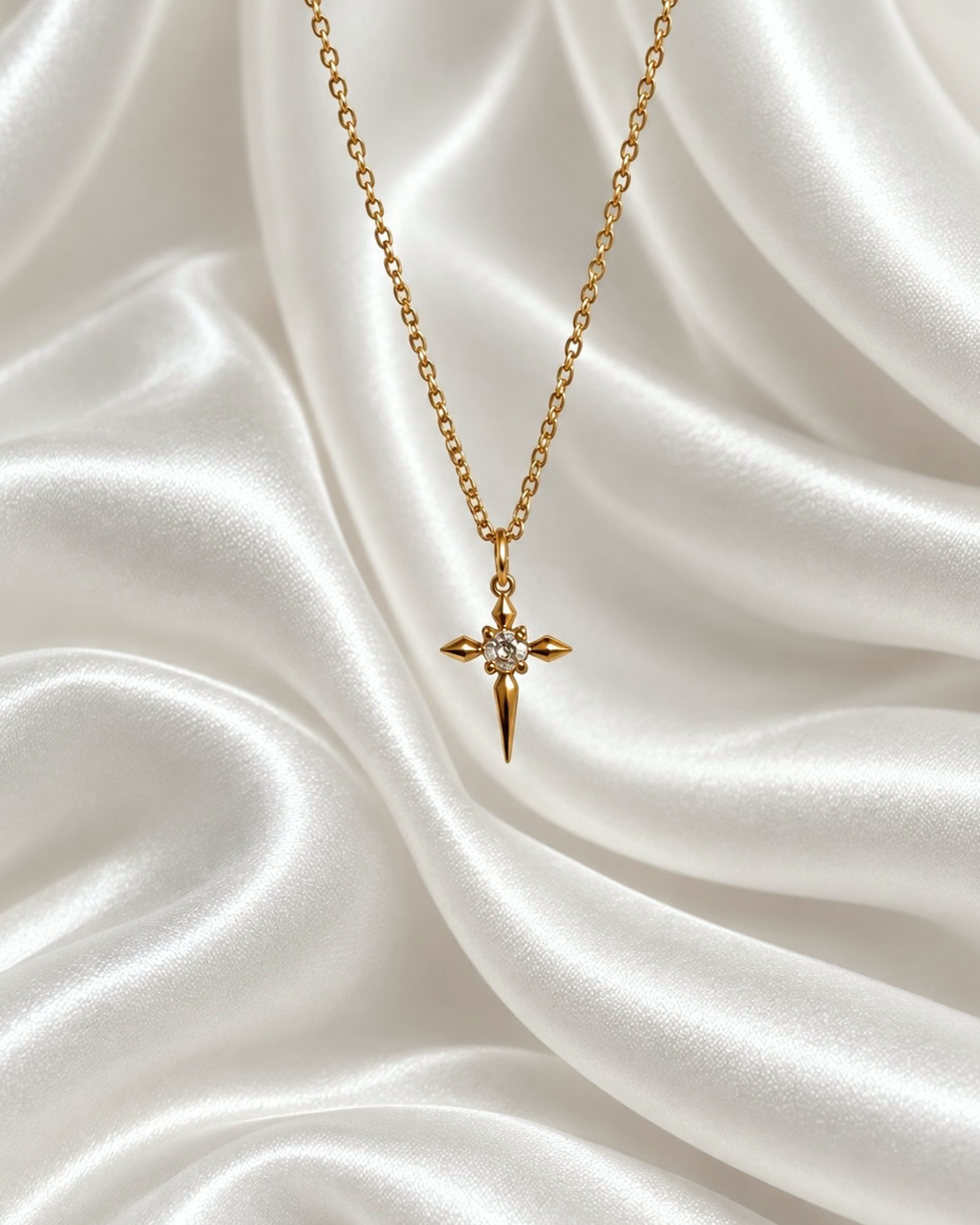 Charm Crystal Cross
