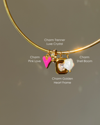 Charm Golden Heart Frame