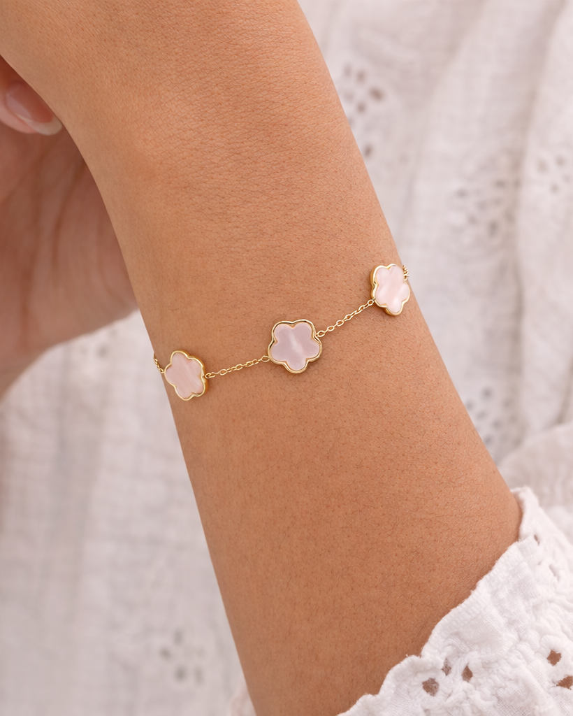 PRE ORDER | Armband Pink Clover