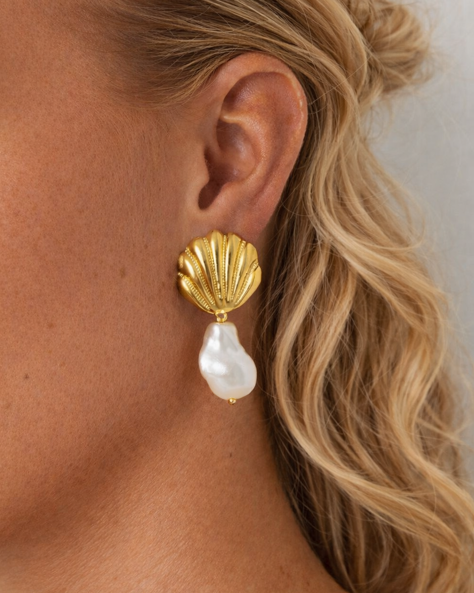 Ohrringe Shell Pearl