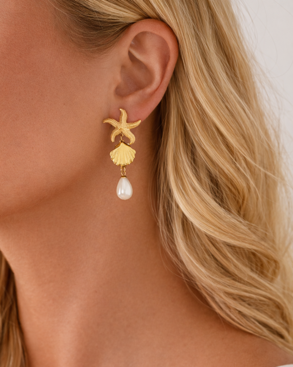 Ohrringe Starfish Glam