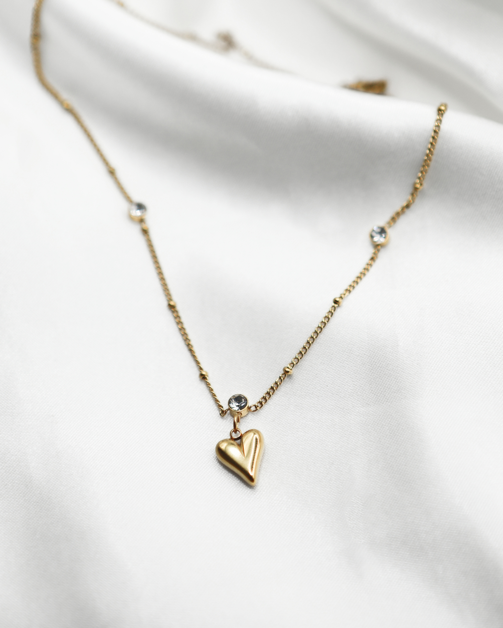 Halskette Golden Heartline