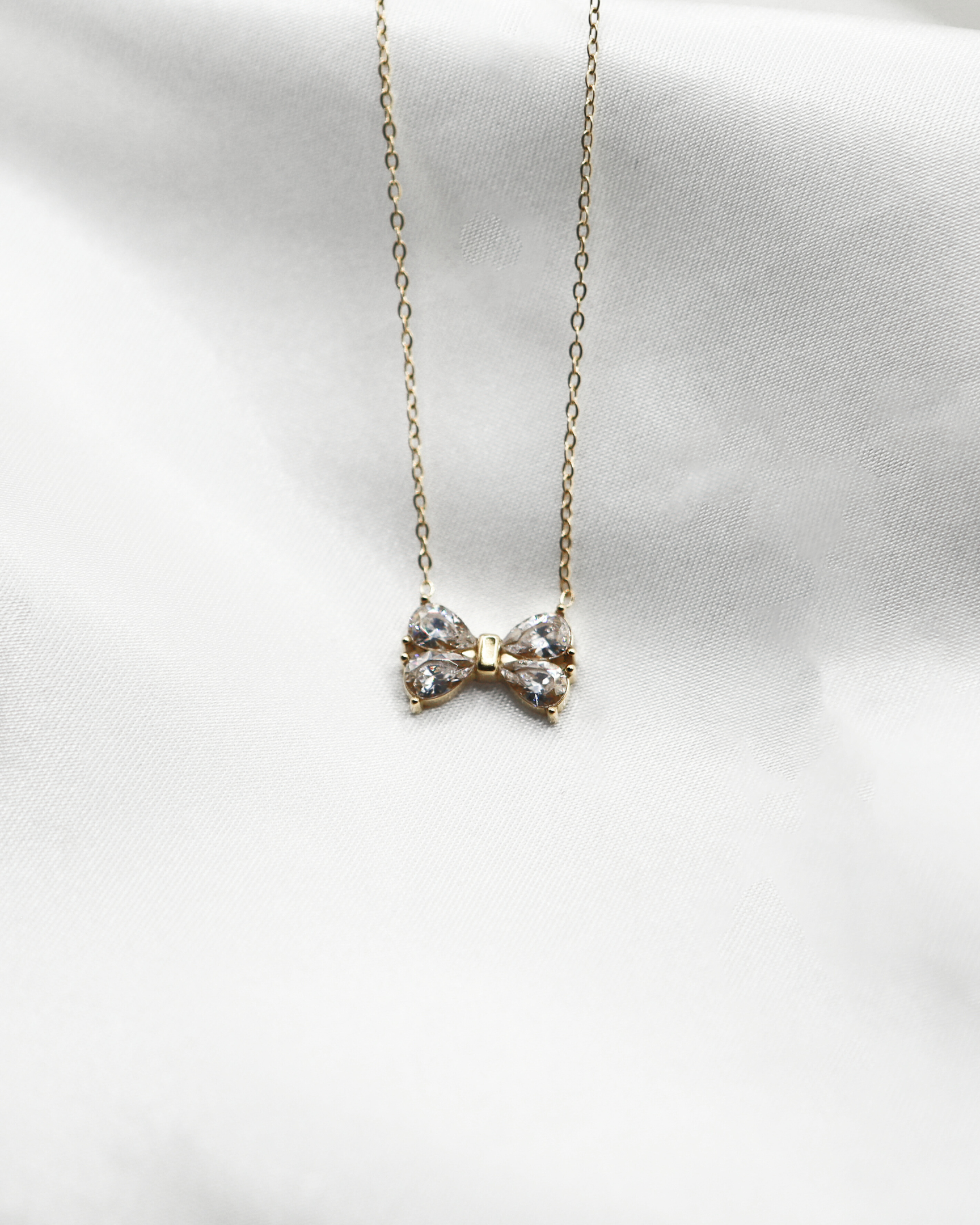 Halskette Sparkly Bow