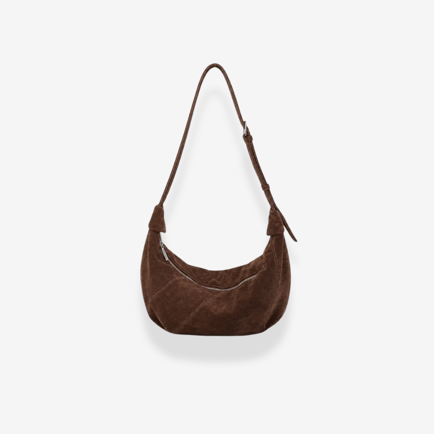 Suede Slouch Bag | Braun