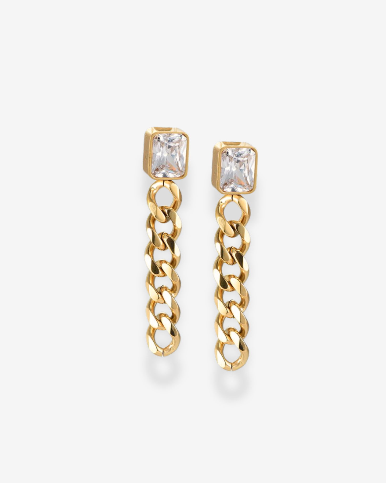 Ohrringe Golden Chain Drop