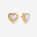 Ohrstecker Pearl Heart