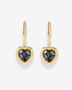 Ohrringe Black Heart