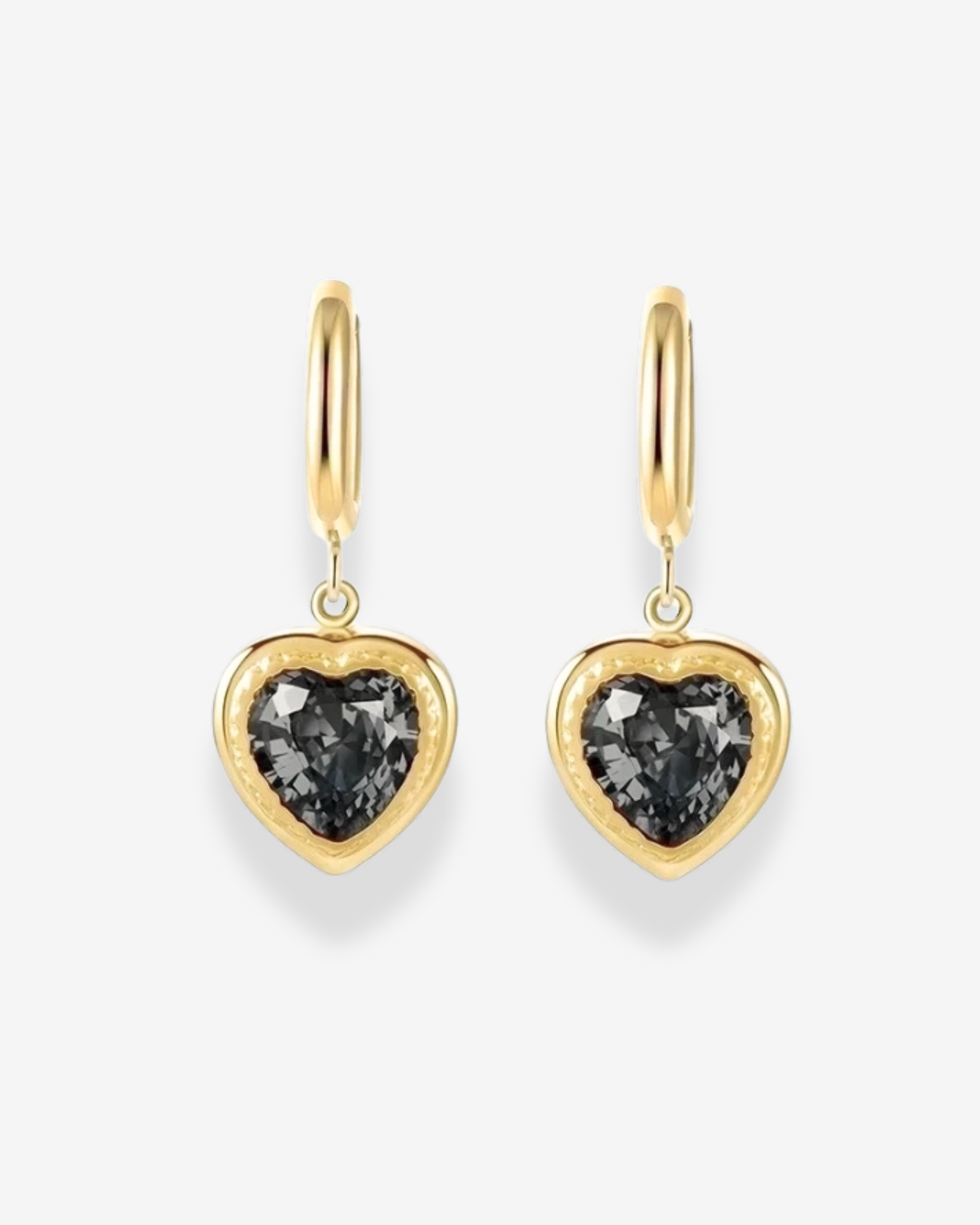 Ohrringe Black Heart