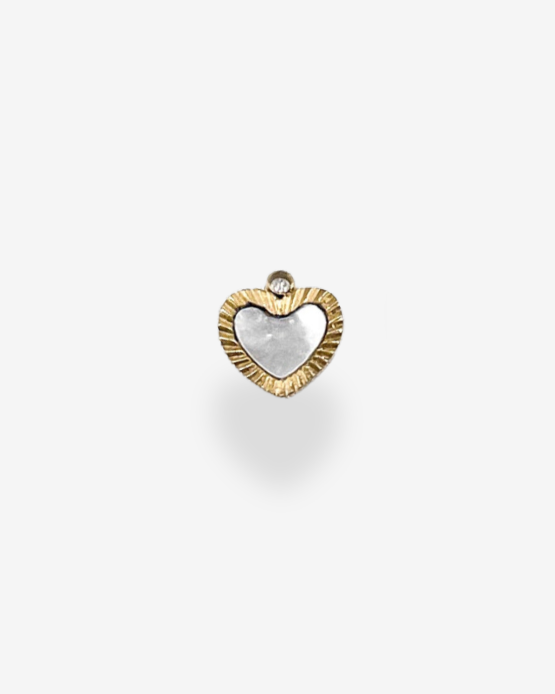 Charm Perlmutt Heart