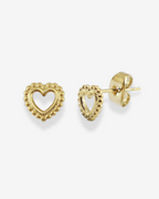 Ohrstecker Beaded Heart