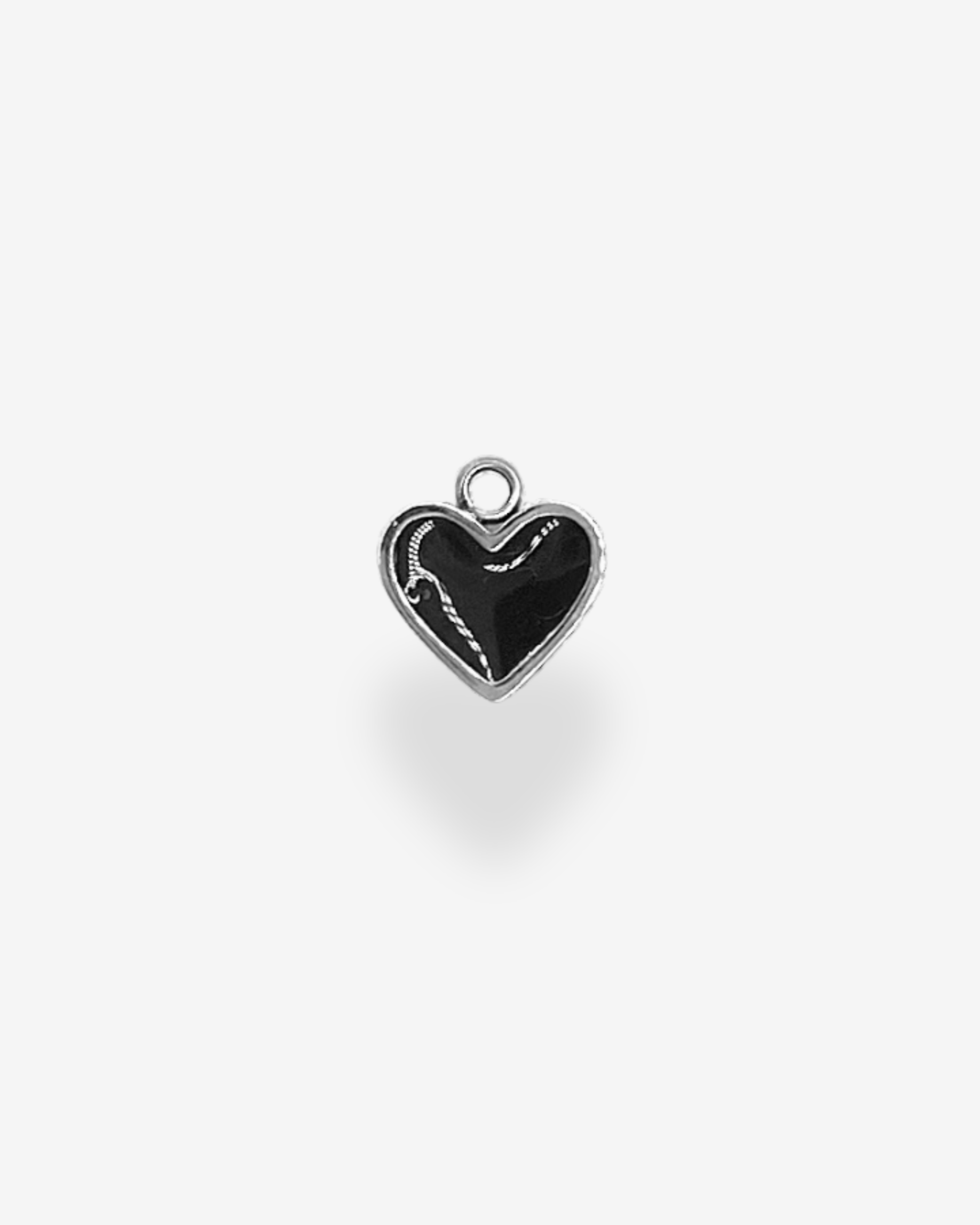 Charm Black Heart