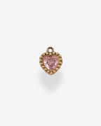Charm Pink Sparkle Heart