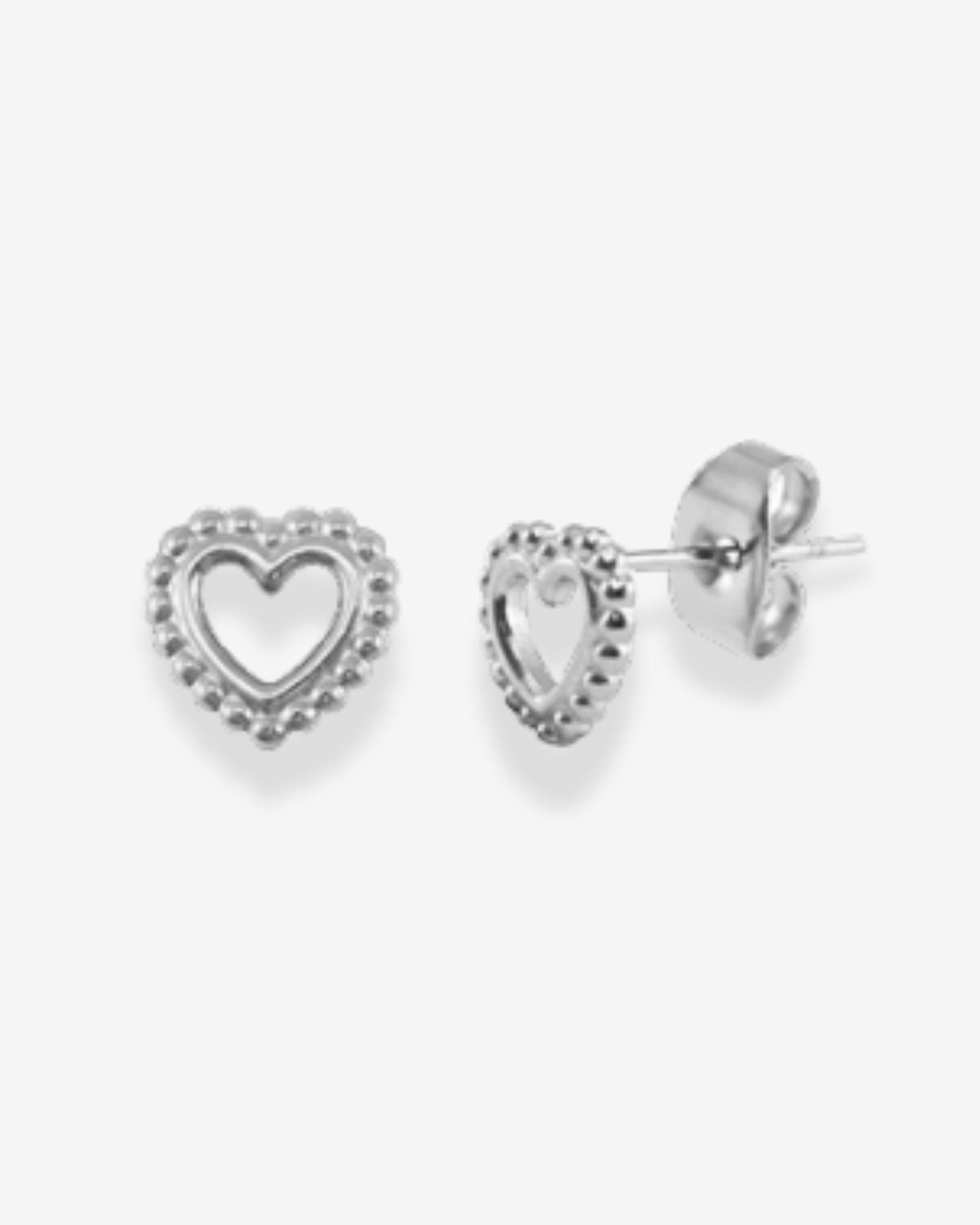 Ohrstecker Beaded Heart