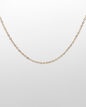Simple, filigrane Edelstahl Halskette. Wasserfest und hypoallergen.