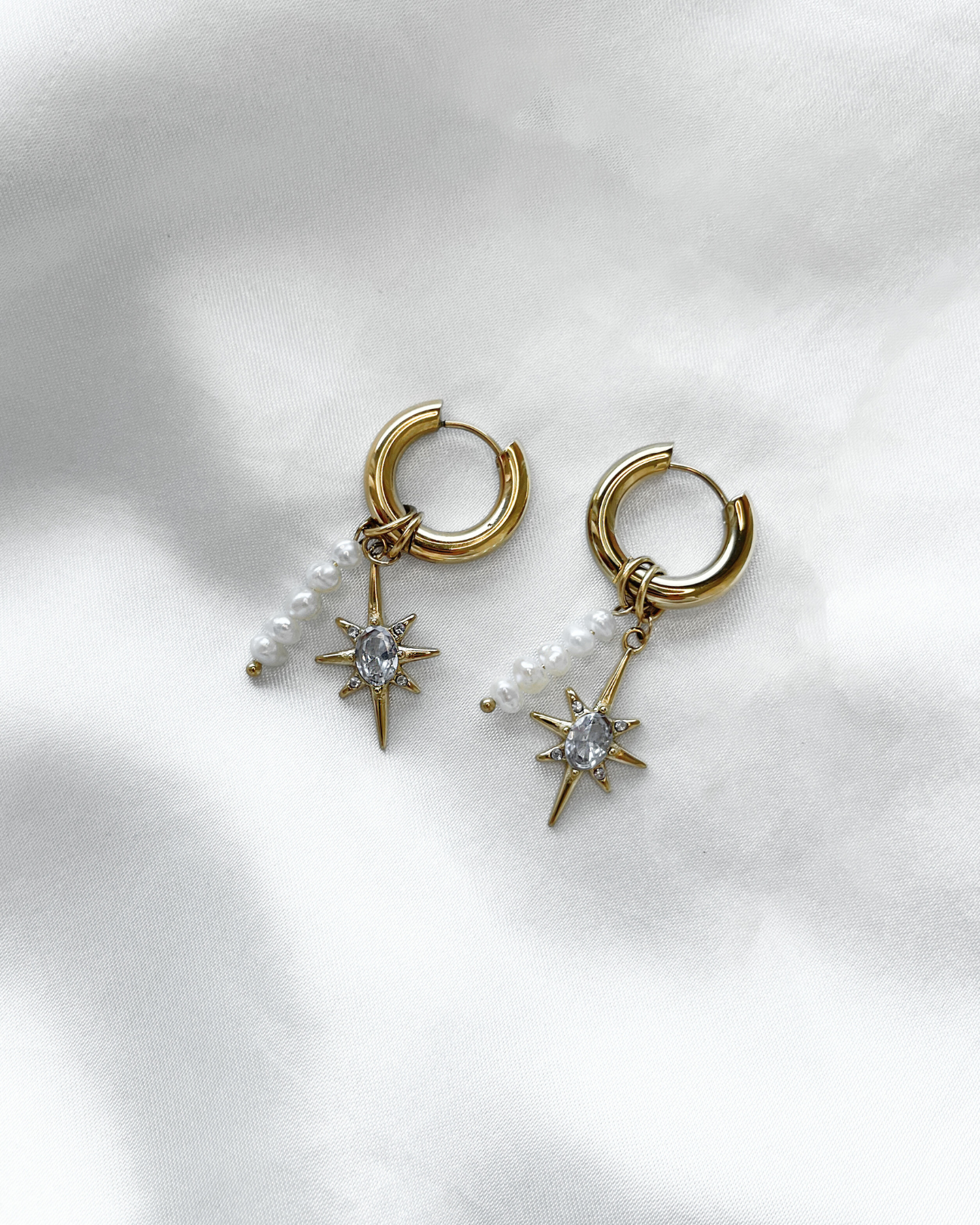 Ohrringe Frosted Star