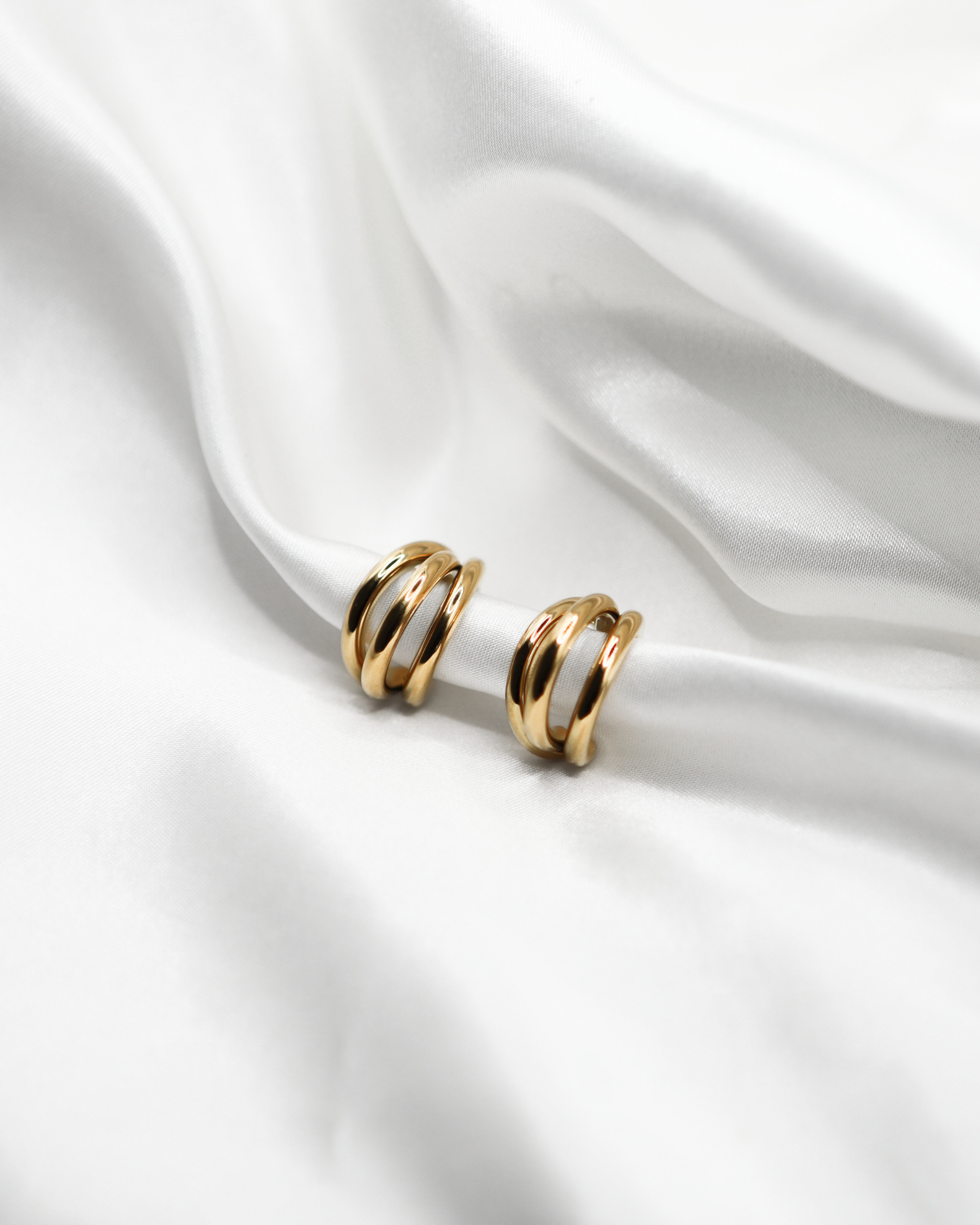 Ohrstcker Golden Waves