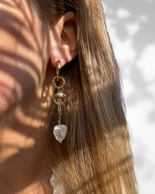 Ohrringe Pearl & Love