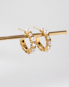 Ohrstecker Snow Pearl Hoops