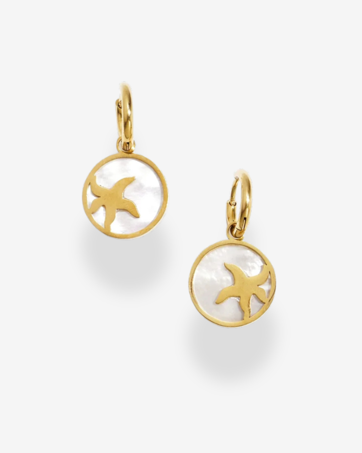 Ohrringe Starfish Pearl