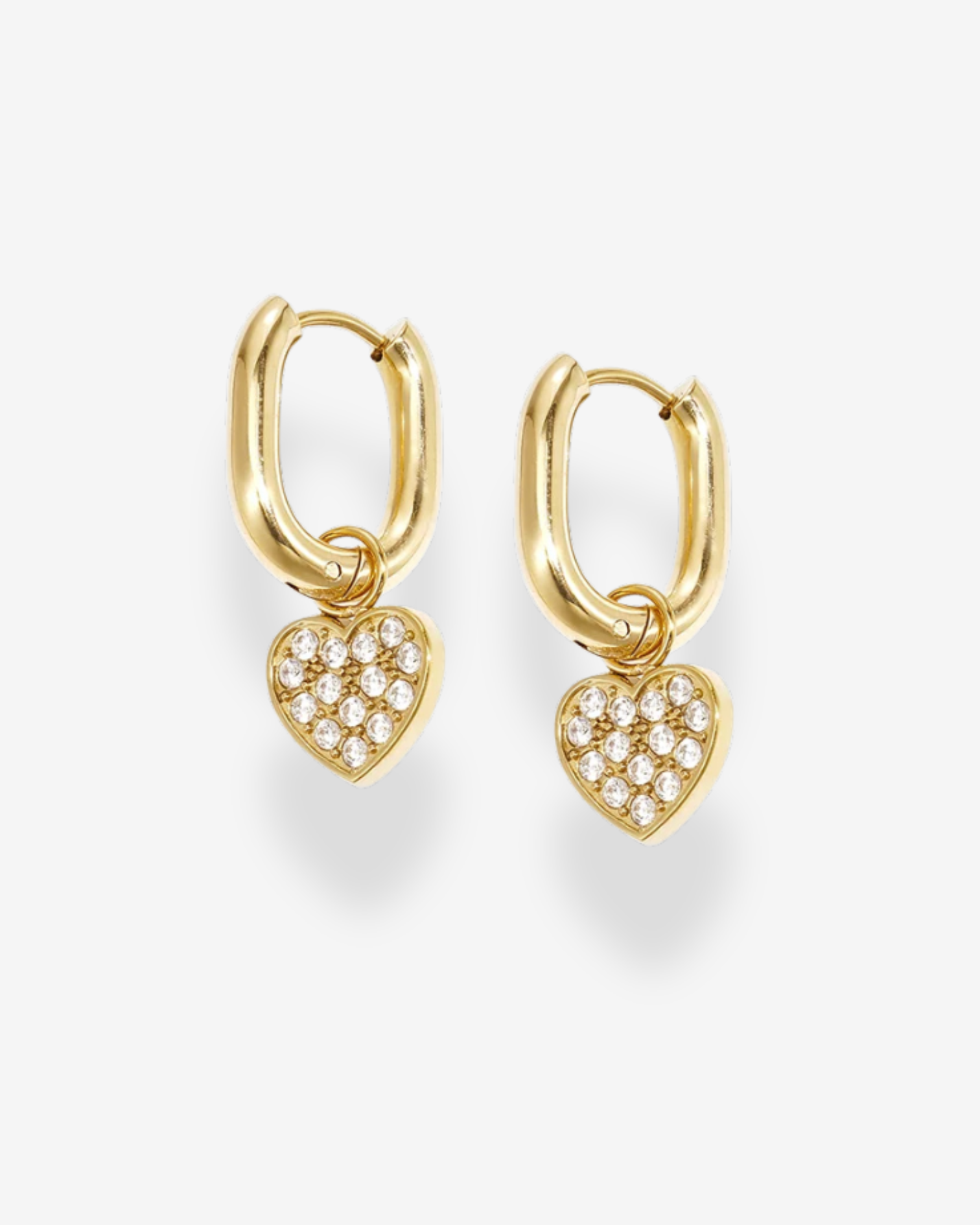 Ohrringe Crystal Heart