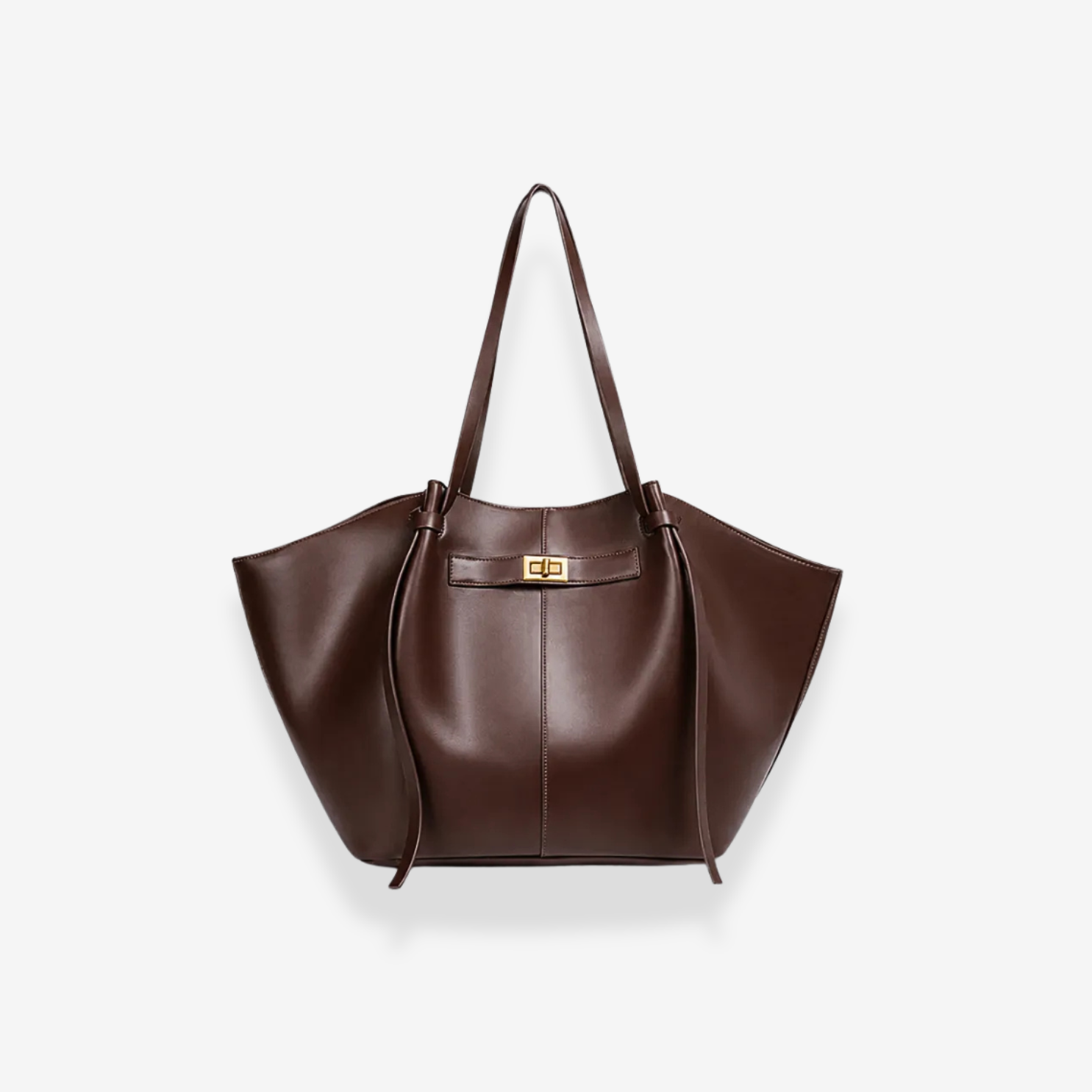 Oversized Tote Bag | Dunkelbraun
