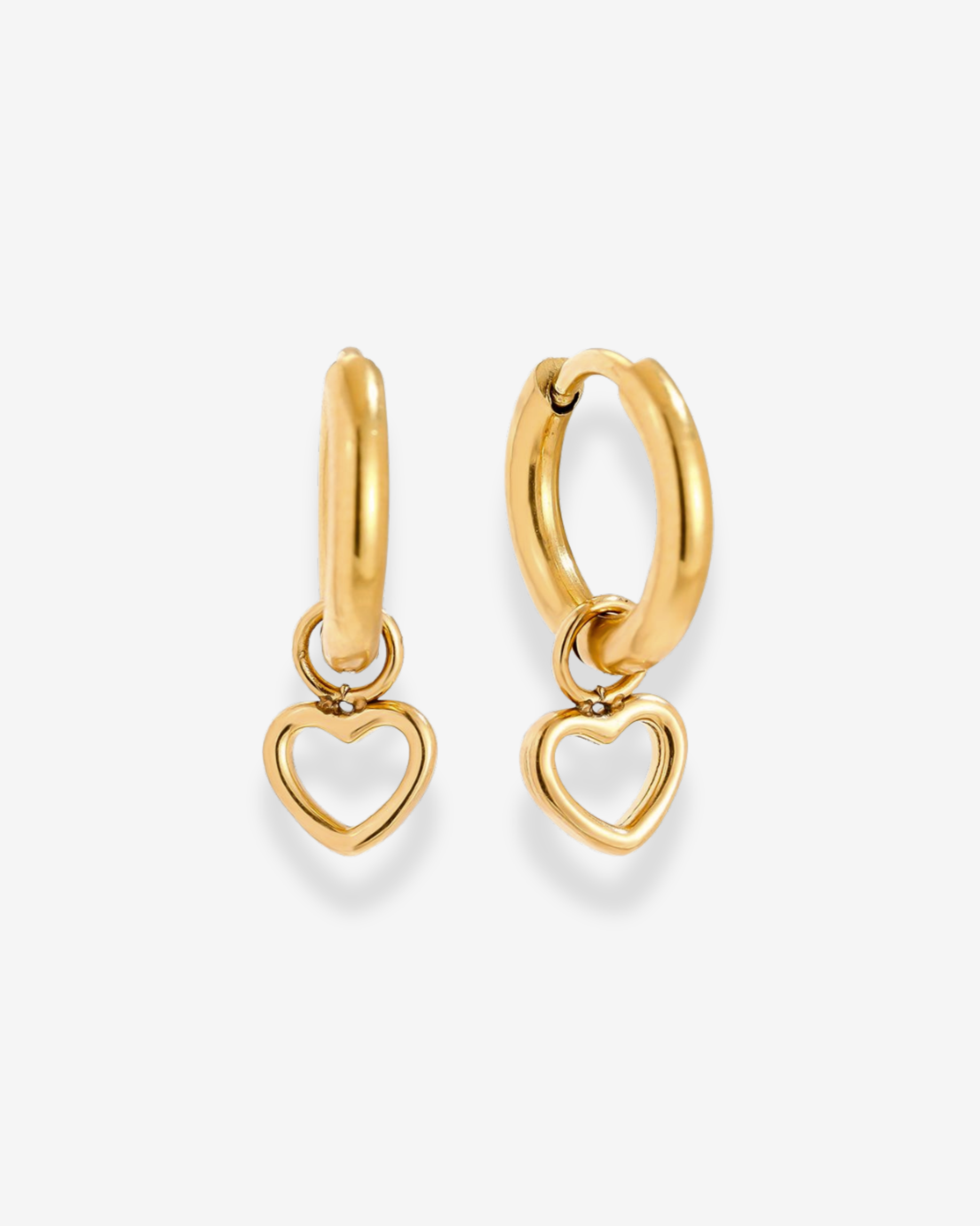 Ohrringe Heart Hoops