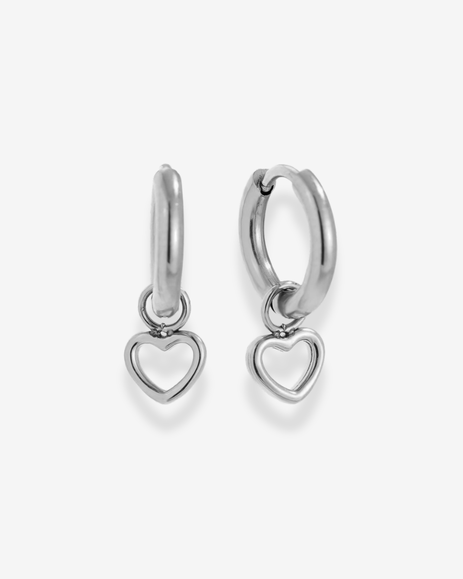 Ohrringe Heart Hoops
