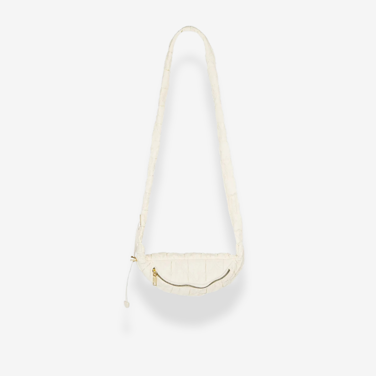 Puffy Crossbody Bag | Cream