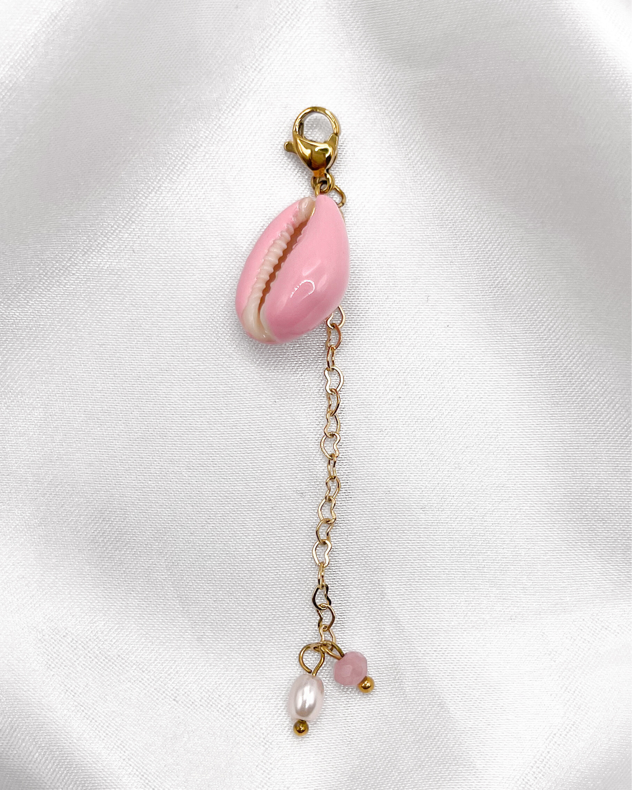 Charm Pink Shell Dangle