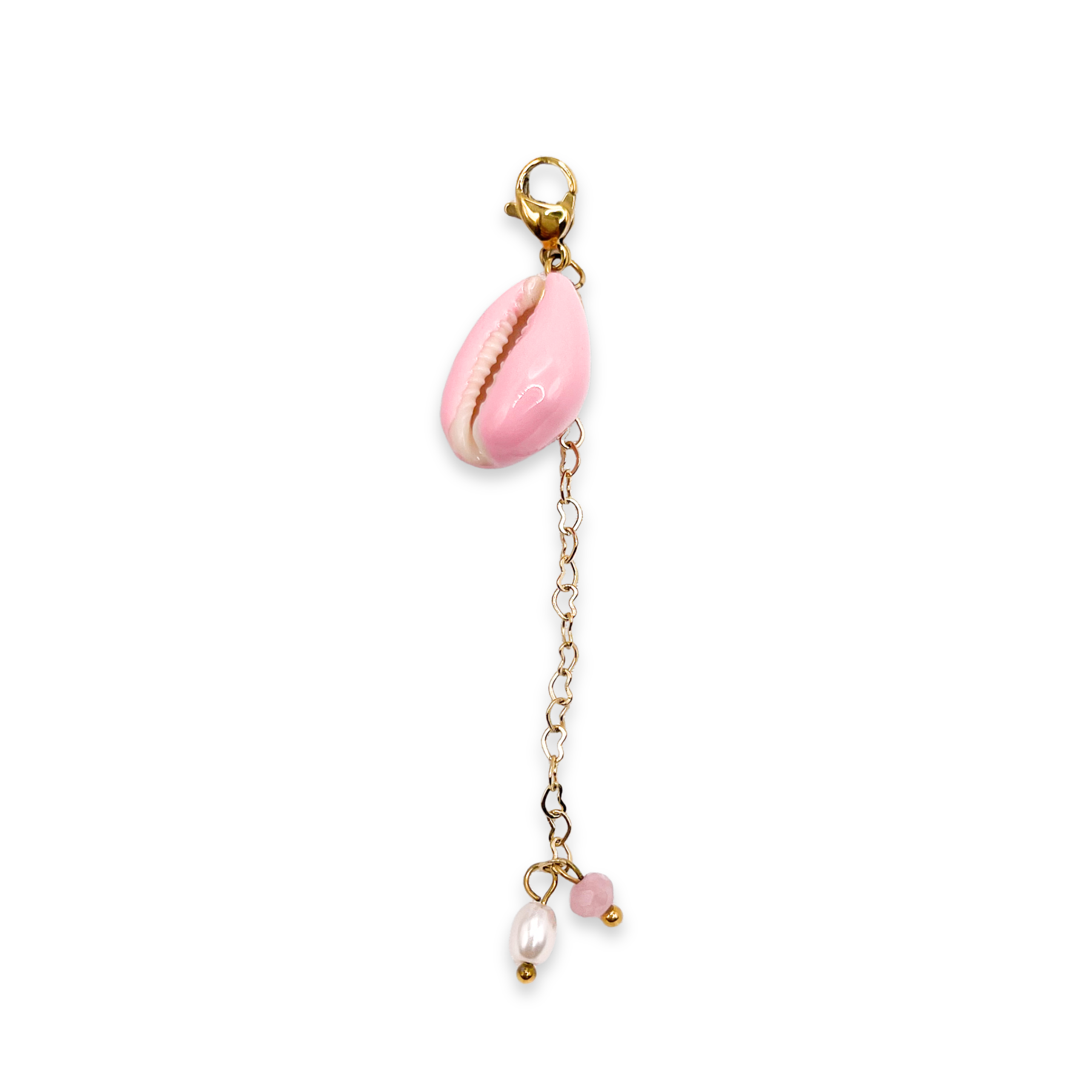 Charm Pink Shell Dangle