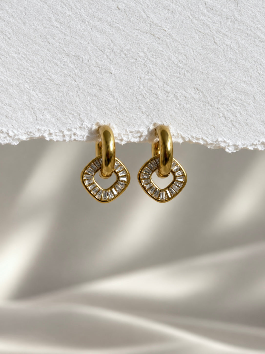 Ohrringe Crystal Motion | Gold